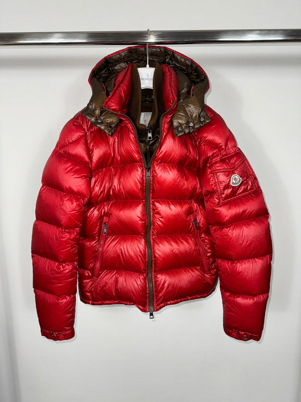 Moncler Zin jacket size 2 red